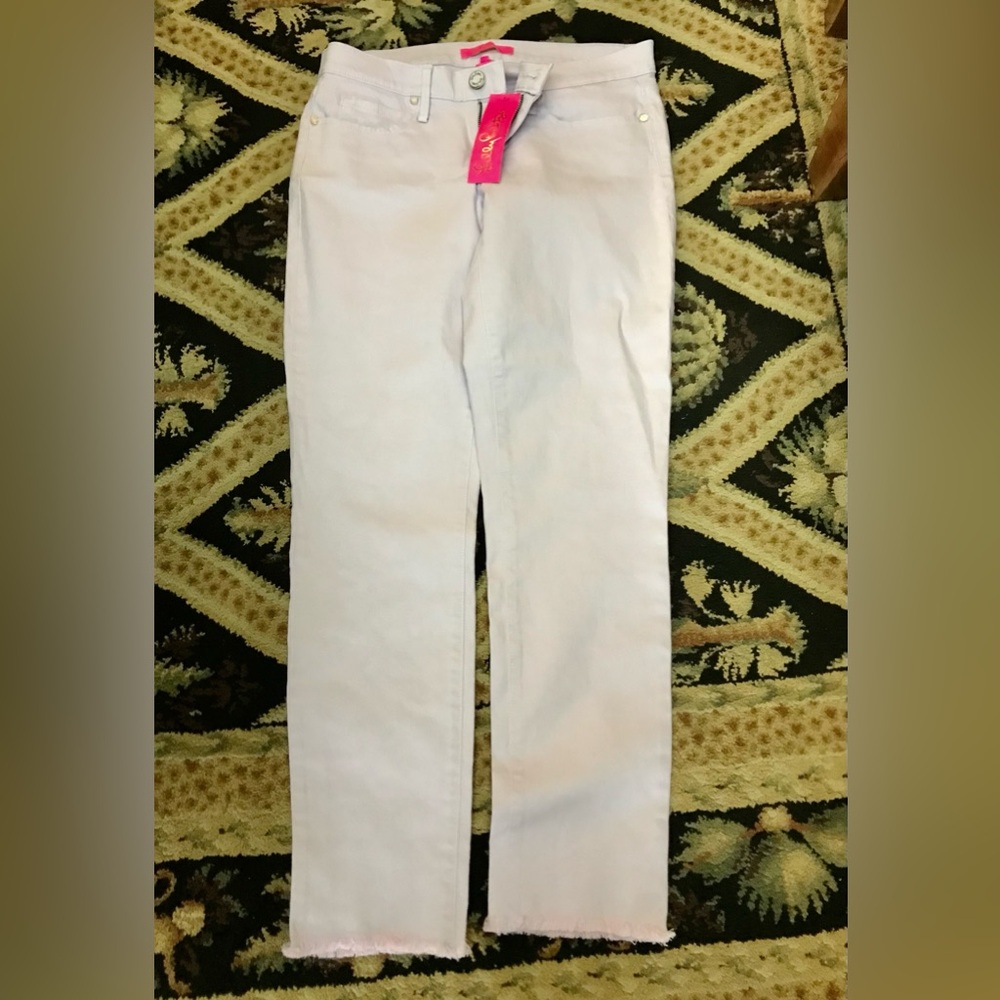Lilly Pulitzer Pastel Lavender Skinny Jeans